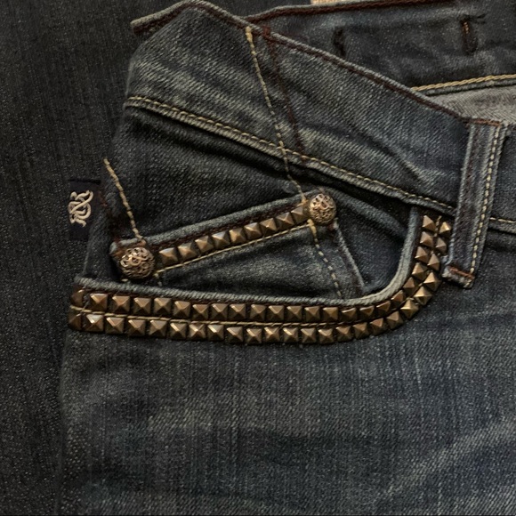 Rock & Republic Pyramid Studded Denim - Picture 2 of 13